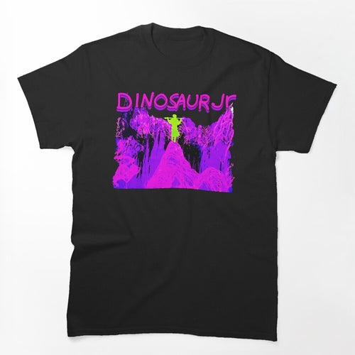 90s Alt Rock Icons D Ino Saur Jr Inspired Fuzzy Graphic Art Shirt