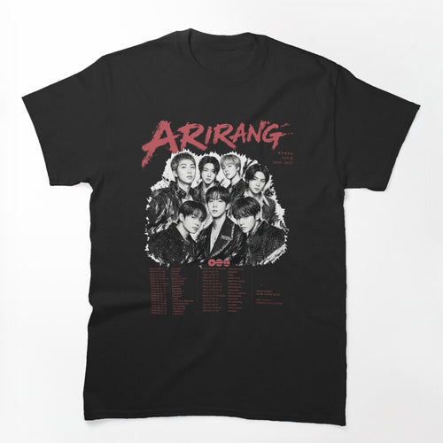 BTS Arirang World Tour Concert Graphic Vintage Shirt