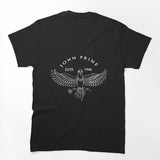 White And Black John Art Prine Est 1946 Outfits Singer Music Shirt