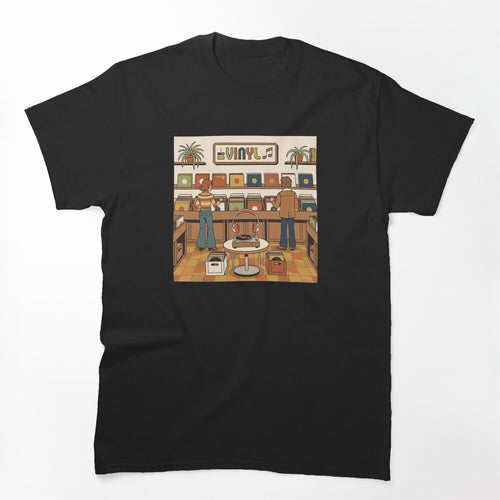 Retro Vinyl Record Store Music Collector Design Shirt