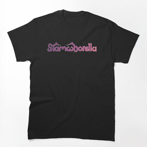 Slamwhorella Hair Metal Logo Night Songs Font Shirt