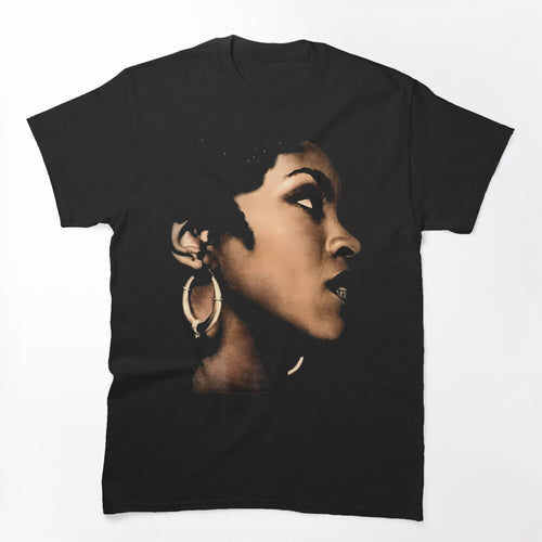 Vintage Lauryn Hill 90S R&B Aesthetic Retro Portrait Graphic Design Shirt