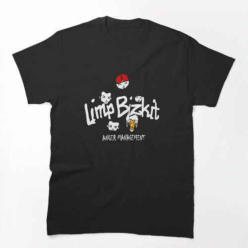 White Typography Rap Metal Music Group Shirt