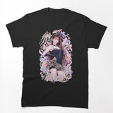 Wonyoung IVE Y2K Bootleg Rap Heart Ribbon Coquette Shirt