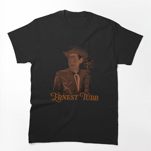 Country Music Ernest Tubb Sepia Country Honky Tonk Tribute Shirt