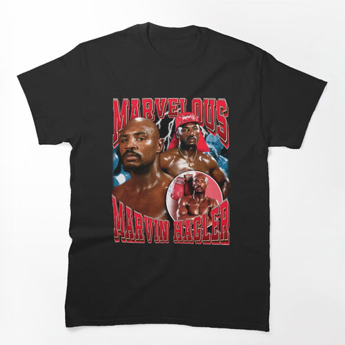 Marvelous Marvin Hagler Vintage Boxing Legend Signature Retro 80s 90s Shirt