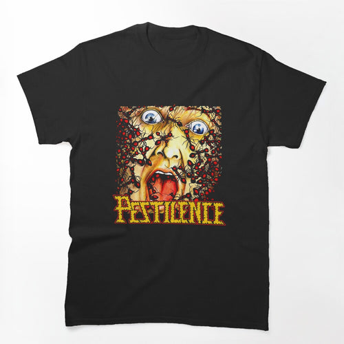 Face & Ants Design Death Metal Bandv Shirt