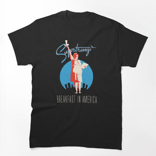 Supertramp Breakfast In America Dark Shirt