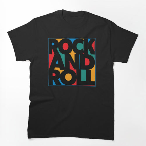 Rock And Roll Color Block Shirt