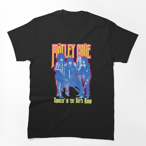 Mötley Crüe Smoking Vintage Band Design Shirt