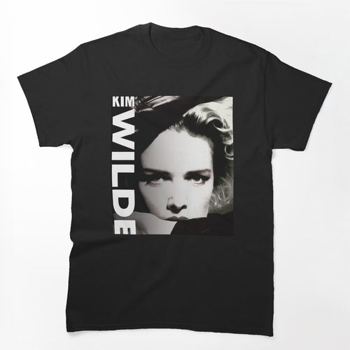Black And White Kim Wilde Racerback Shirt