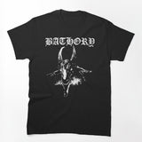 Bathory Band Goat Black Metal Shirt
