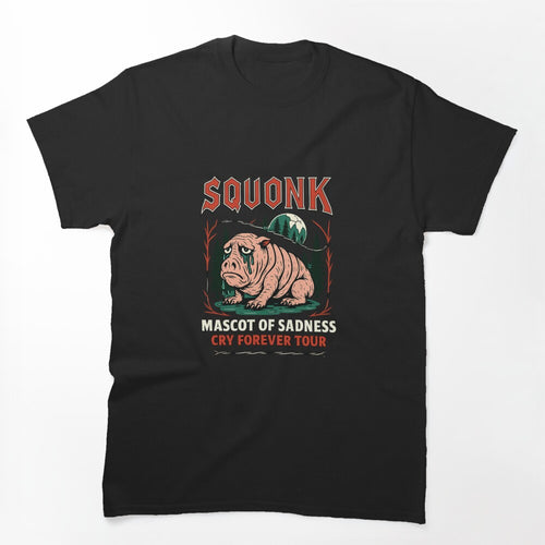 Squonk Cry Forever Tour Emo Cryptid Band Design Shirt