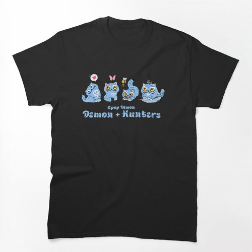 Funny Blue Cat Silly Movie Music Shirt