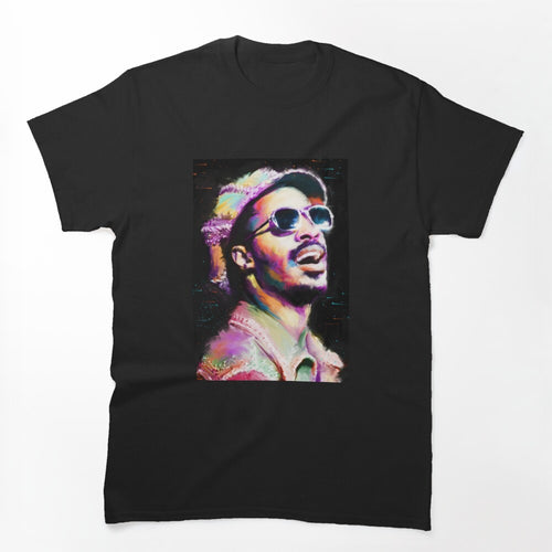 Stevie Wonder Abstract Colorful Pop Art Stevie Wonder_ Shirt