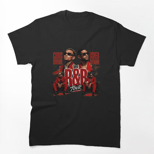 Chris Brown Usher R&B Tour Shirt
