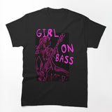 Girl On Bass Shirt