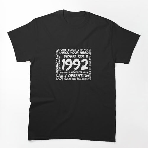 1992 Old School Hip Hop Albums Rap Hip Hop Shirt