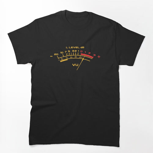 Recording Engineer Vintage Volume Vu Meter For The Music Lover Shirt