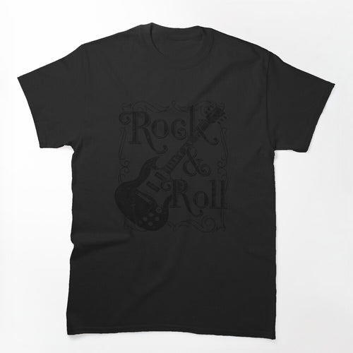 Vintage Rock & Roll Guitar Art Shirt