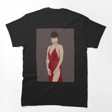 Red Dress Bell Shirt