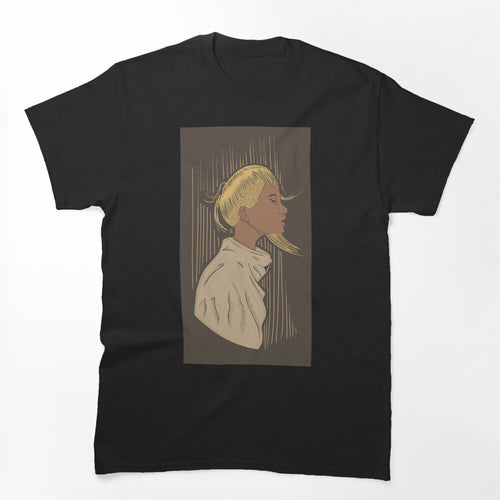 Girl In The Dark Shirt