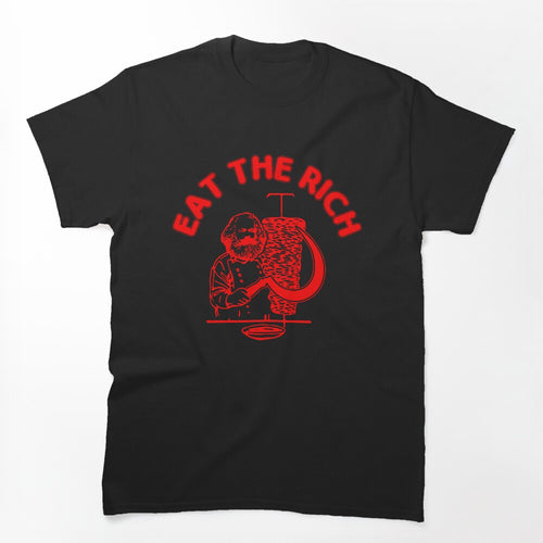 Eat The Rich Doner Döner Kebab Karl Marx Socialist Hasan Piker Shirt
