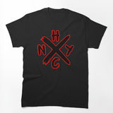 NYHC Graffiti Black And Red Shirt