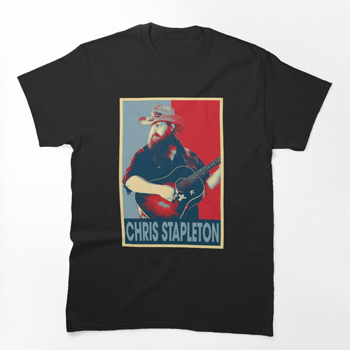 Chris Arts Design Stapleton Playing Guitar Shirt