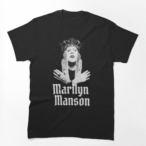 Marilyn Manson Graphic Macabre Goth Art Shirt