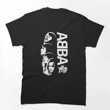 ABBA Monochrome Vertical Band Portrait Design Shirt
