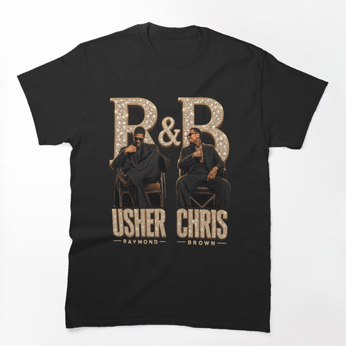 Usher Chris Brown R&B Tour Portrait Shirt