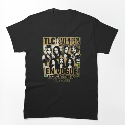 90s Hip Hop R&B Tour Inspired Graphic Shirt