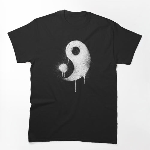 Graffiti Zen Master - Spray Paint Yin Yang Shirt