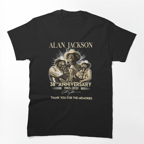38th Anniversary Alan Art Jackson Limited Design Shirt
