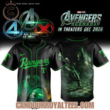 Texas Rangers x Avengers Doomsday 2026 Doctor Doom Jersey