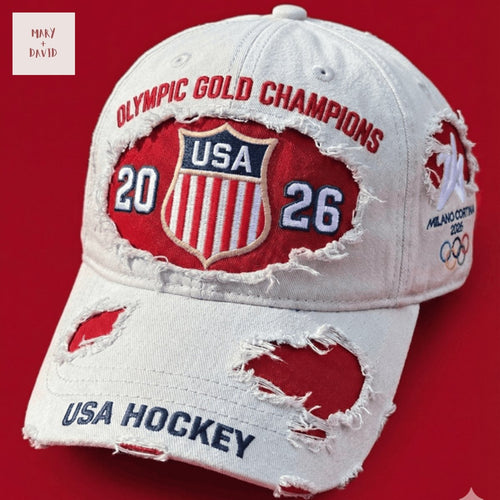 USA Hockey Olympic Gold Champions 2026 Cap