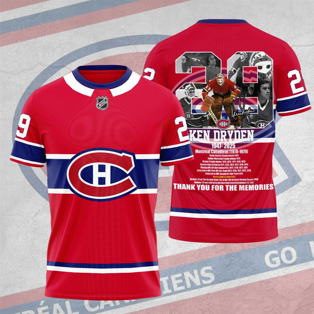 Montreal Canadiens x Ken Dryden 3D Apparel – HIEUCM10178