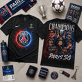 Paris Saint-Germain F.C. UEFA Champions League 2025/26 Champions T-Shirt