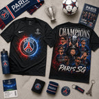 Paris Saint-Germain F.C. UEFA Champions League 2025/26 Champions T-Shirt