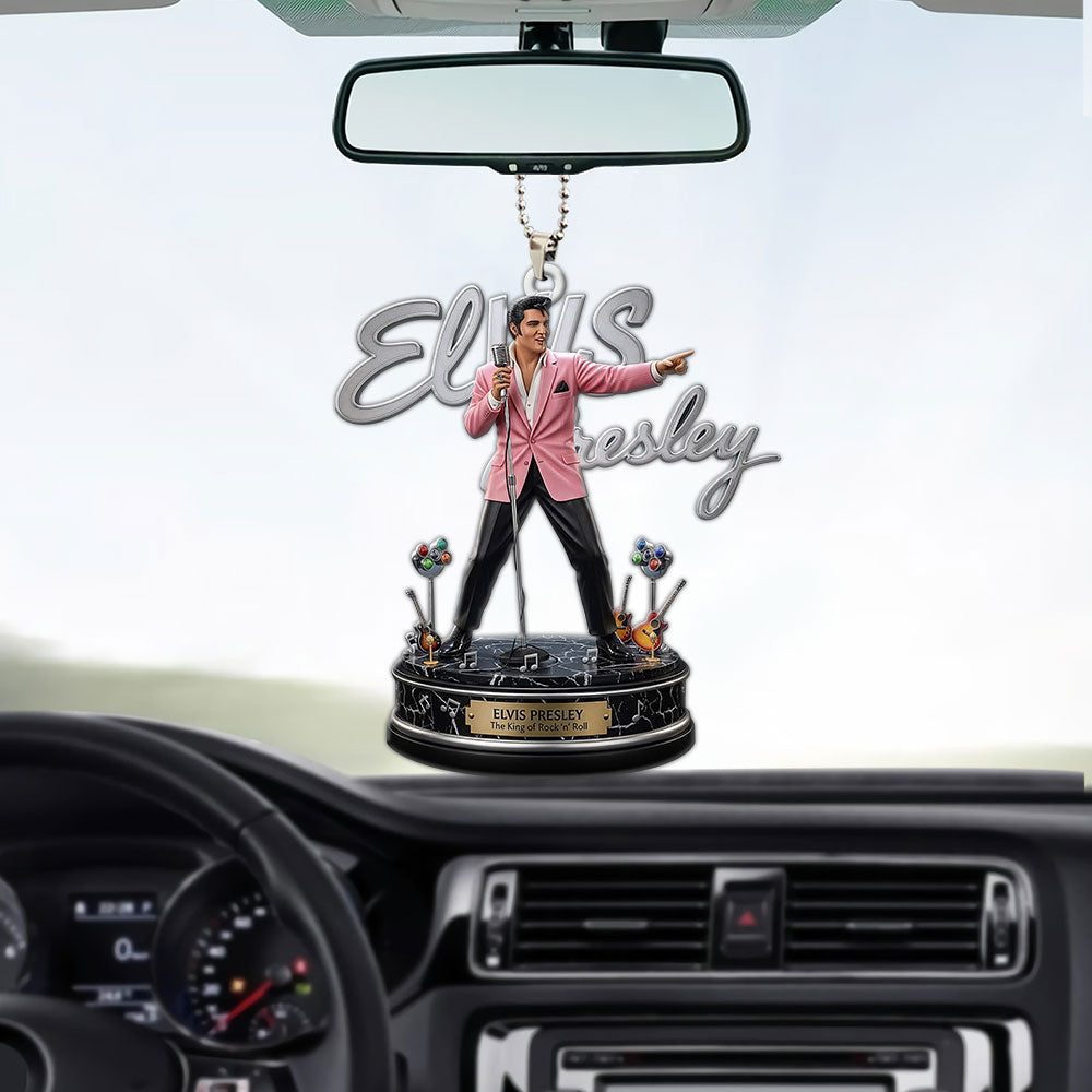 Elvis Presley Custom Shape 1-sided Acrylic Car Ornament – MAITM12623