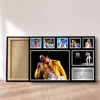 Freddie Mercury Rectangle Canvas With Inner Frame – MAITM9592