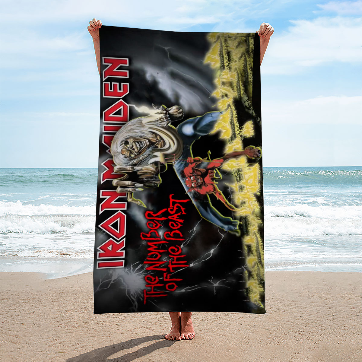 Iron Maiden Rectangle Beach Towel – MAITM 12111