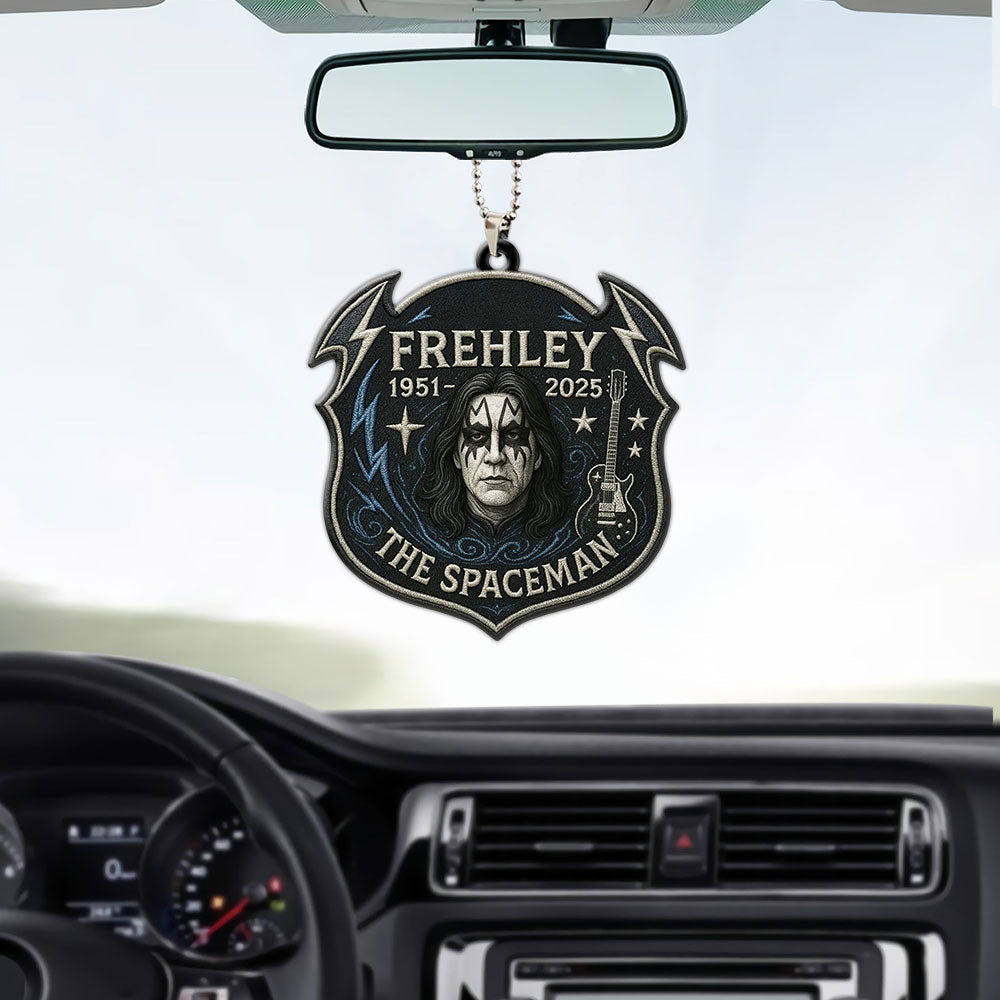 KISS x Ace Frehley Custom shape 2-sided Acrylic Car Ornament – MAITM13469