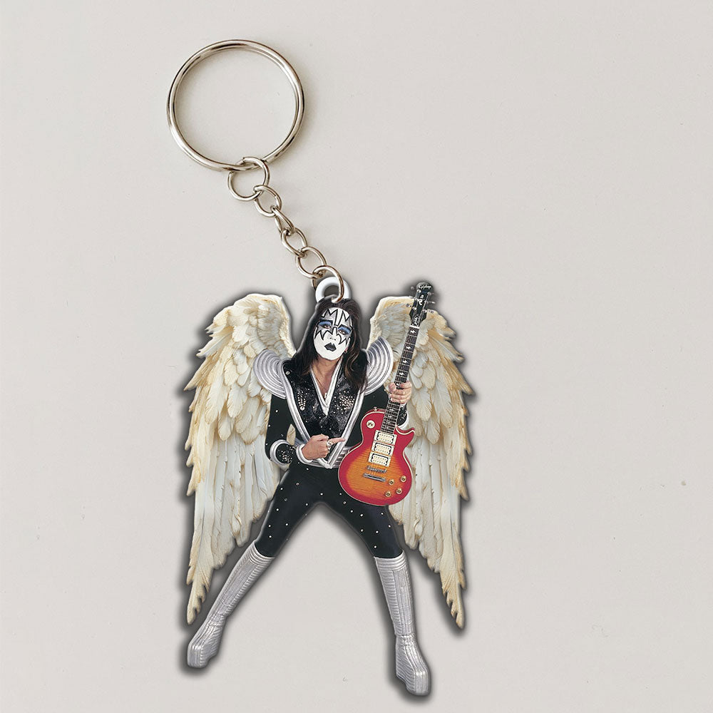 KISS x Ace Frehley Custom Shape 2-sided Keychain – MAITM13491