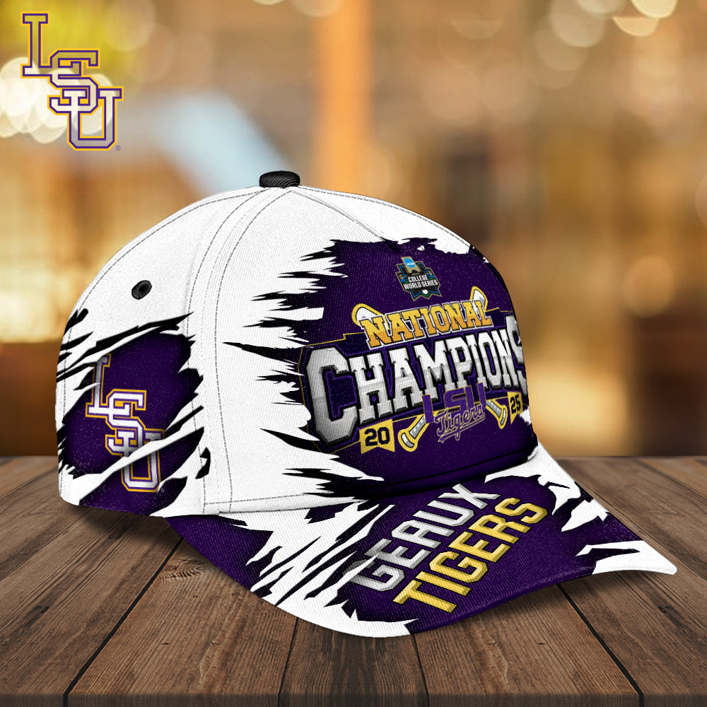 LSU Tigers Baseball 2025 National Champions Classic Cap – MAITM 11810