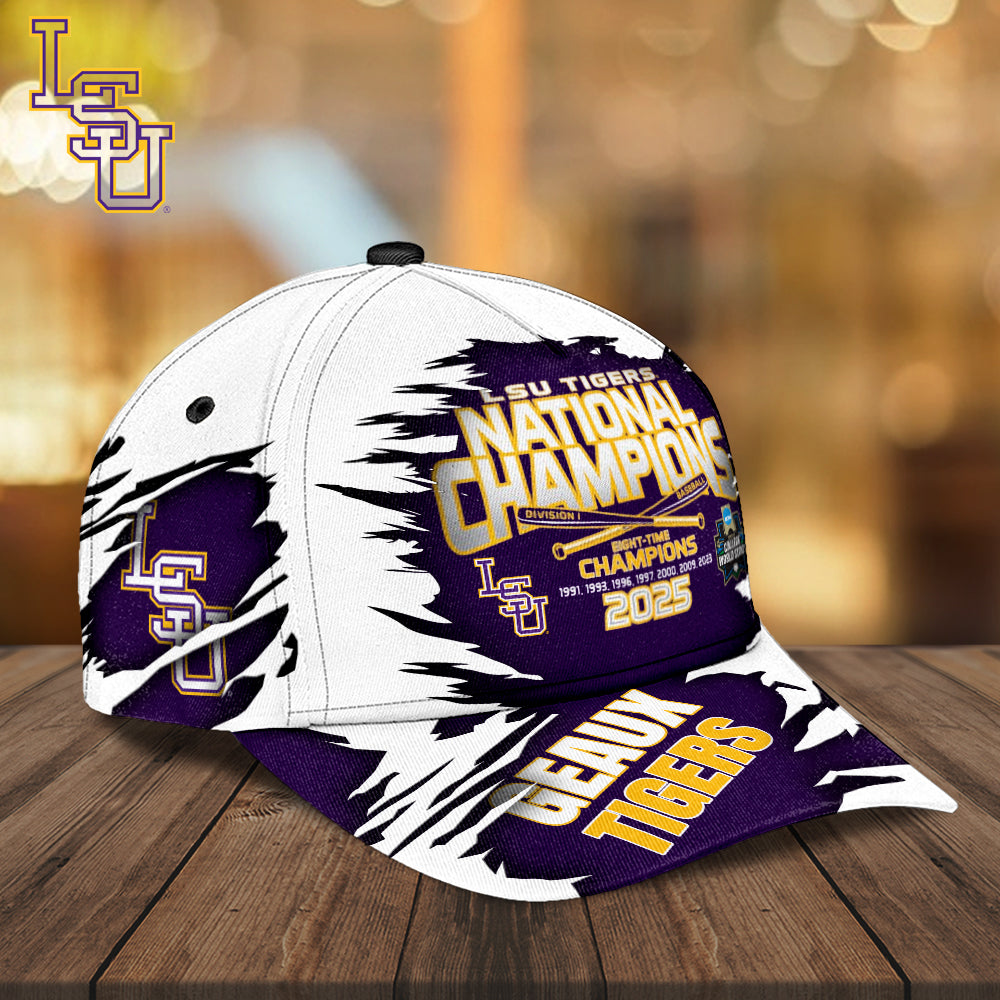 LSU Tigers Baseball 2025 National Champions Classic Cap – MAITM 11921