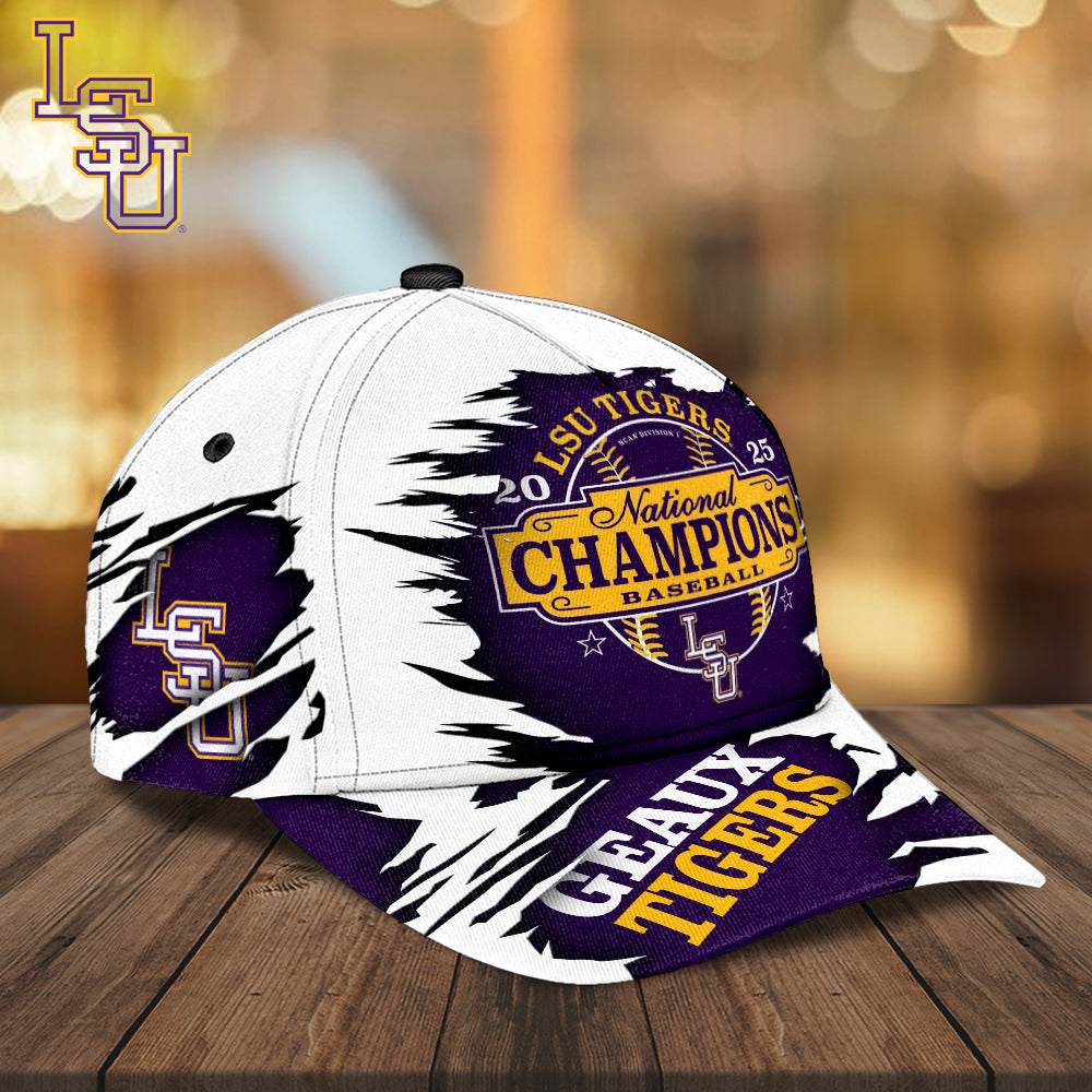 LSU Tigers Baseball 2025 National Champions Classic Cap – MAITM 11949