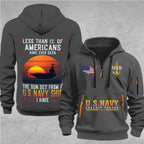 US Navy 2D Quarter Zip Hoodie – MAITM12710