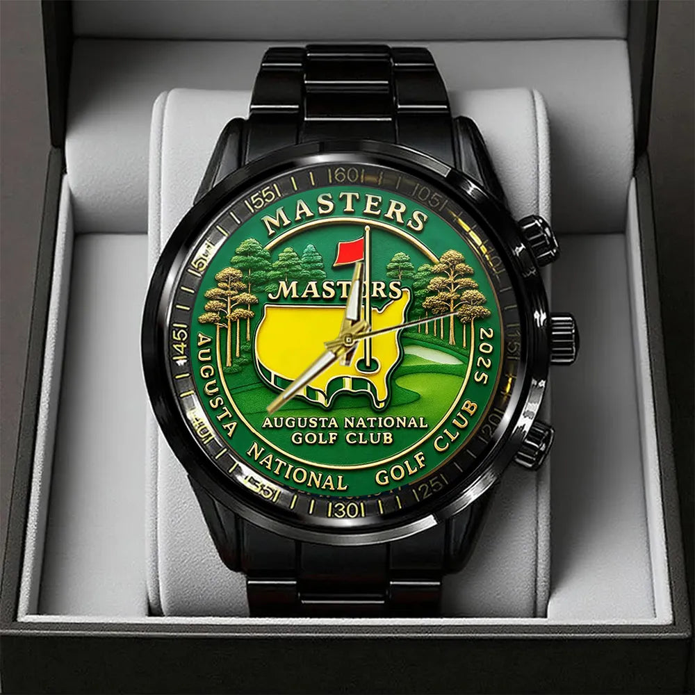 2025 Masters Tournament Black Stainless Steel Watch – TANTN16002